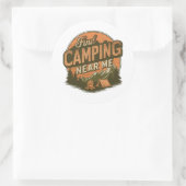 Trouver Camping près de moi - Stickers aventure en (Sac)