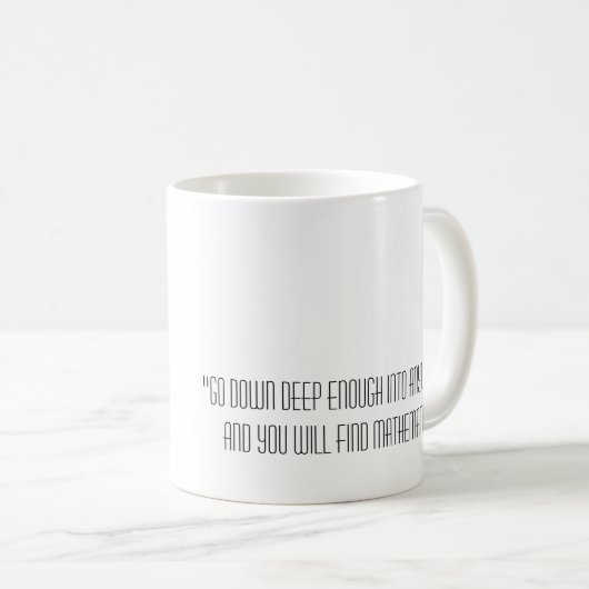 Trouver des mathématiques citer Mug (Devant droit)