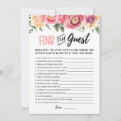 Trouver la Fête des mariées invité - Carte de jeu  (Devant)