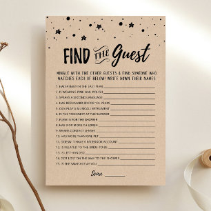 Trouver la Fête des mariées invité - Carte de jeu