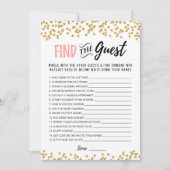 Trouver la Fête des mariées invité - Carte de jeu  (Devant)