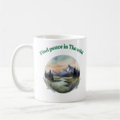 Trouver la paix dans la nature Mug - Forêt Pittore (Gauche)