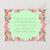 Trouver le beau - Carte postale (Devant)