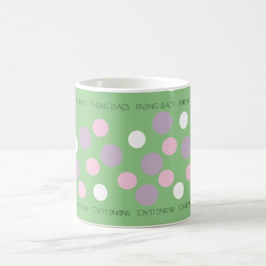 Trouver Lilacs Pastel Polka Dot Mug (Centre)