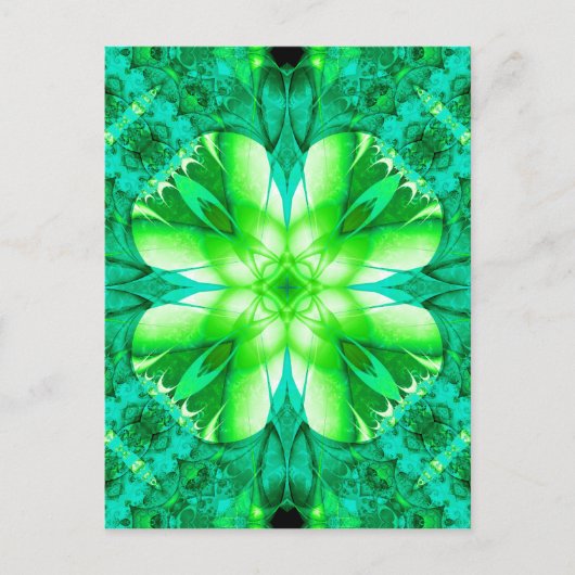 Trouver une carte postale Shamrock fragile (Devant)
