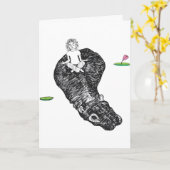 Trouver votre solde - carte de voeux (Fleur jaune)