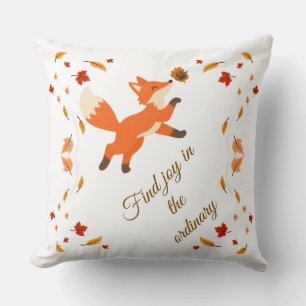 Trouvez de la joie dans la couverture de Coussin d