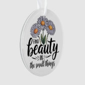 Trouvez la beauté dans les petites choses (devant)