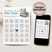Trouvez La Carte De Jeu De Bingo Du Baby shower In