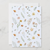 Trouvez La Carte De Jeu Du Baby shower Bleu Invité (Dos)