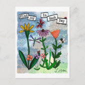 Trouvez la joie dans le jour | Carte d'art (Devant)