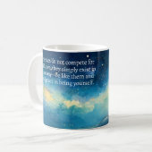 Trouvez la paix dans être vous-même Mug (Devant gauche)