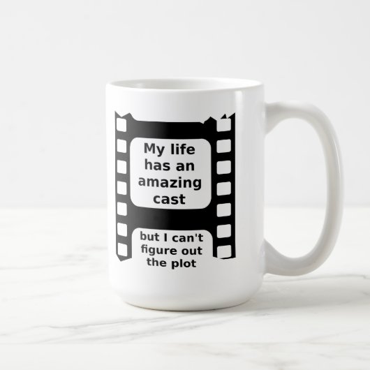 Trouvez l'intrigue Mug drôle (Droite)