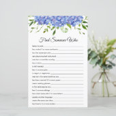 Trouvez quelqu'un qui feuille de papier (Debout devant)