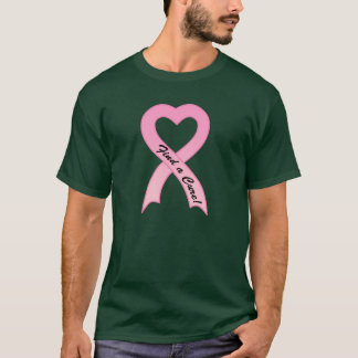 Trouvez un T-shirt d'hommes de ruban de rose de