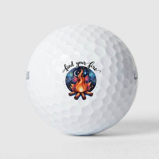 Trouvez vos balles de golf Fire (Devant)