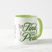 Trouvez votre paix intérieure | Café Mug | (Devant droit)