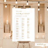 Trouvez votre siège Alphabet de placement des sièg