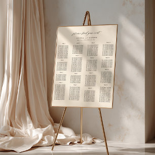Trouvez votre siège tableau de disposition de mari