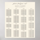 Trouvez votre siège tableau de disposition de mari (Devant)