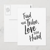 Trouvez votre tribu - Carte Inspiration (Devant / Derrière)