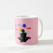 Trouvez-vous — citation de yoga - tasse (Devant droit)