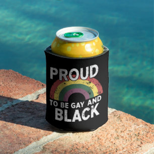Trouw aan het Gay en Zwarte Pride Maand 2025 Blikjeskoeler