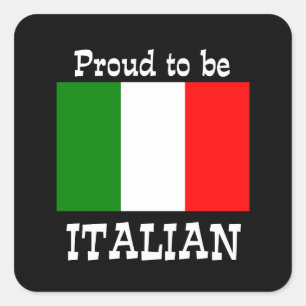 Trouw aan Italië Vierkante Sticker