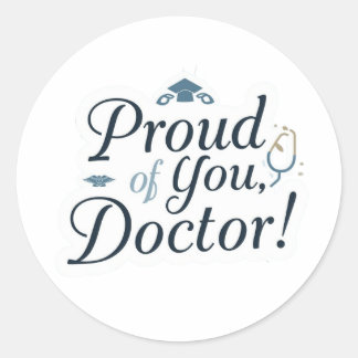 Trouw aan jou dokter sticker 