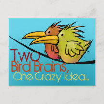 Trouw Aankondiging, 2 Vogels op een Draad, Grappig