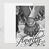 Trouw Aankondiging Eindelijk (Voorkant / Achterkant)