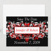 Trouw Aankondiging Uitnodiging Save The Date (Voorkant / Achterkant)