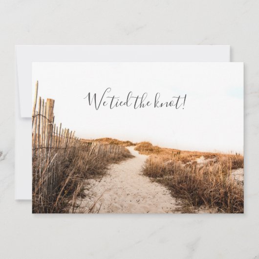 Trouw Aankondiging Zand Duinen (Voorkant)