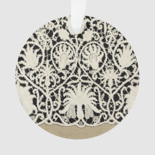 Trouw Antieke Kant Linnen Wit Klassiek Mooi Ornament
