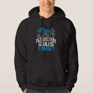 Trouw Army National Guard Papa Dog Tag US Militair Hoodie