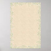 Trouw Baby's Breath Boho Sjabloon om te personalis Poster (Voorkant)