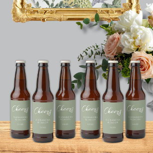 Trouw Bierlabels Elegante Typografie Bier Etiket
