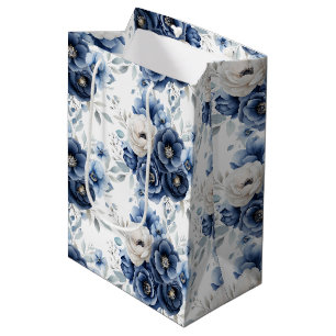 Trouw bloemenprint cadeautas