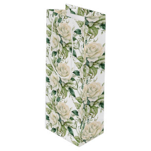 Trouw bloemenprint cadeautas