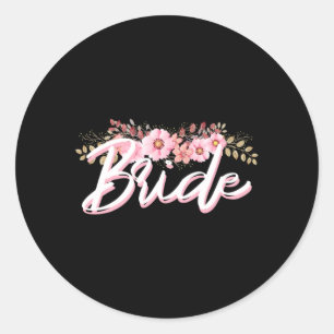 Trouw Bruid Bruidegom Huwelijk Bruidegom Passend G Ronde Sticker