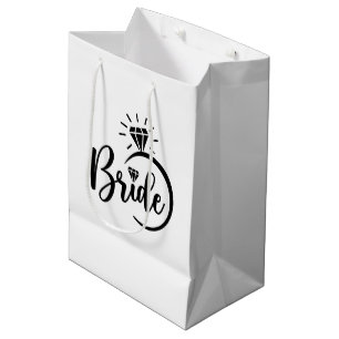 Trouw Bruid Geschenk Tas Medium Cadeauzakje