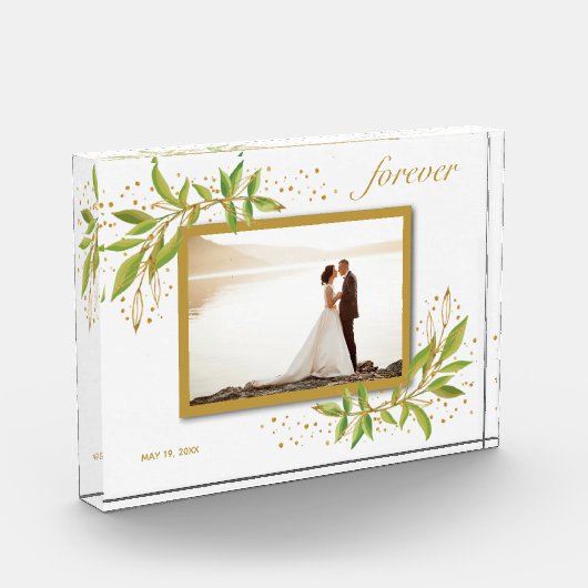 Trouw Bruidegom Huwelijk Fotoblokken (Links)