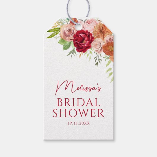 Trouw Bruiloft Favor Cadeaulabel (Voorkant)