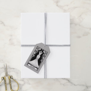 Trouw Bruiloft Tarot Cadeaulabel