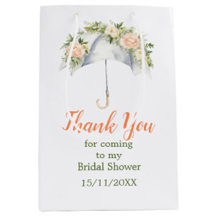 Trouw Bruiloftsshower met Bloemenscherm Medium Cadeauzakje