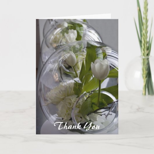 trouw dank je (leeg) bedankkaart (Voorkant)