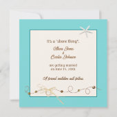 Trouw - Datum opslaan met Zeester Save The Date (Achterkant)