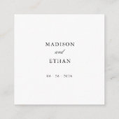 Trouw deel de liefde QR-code foto-inzetstuk Informatiekaartje (Achterkant)