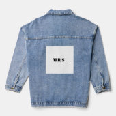 Trouw Denim Jas Jacket (Achterkant)
