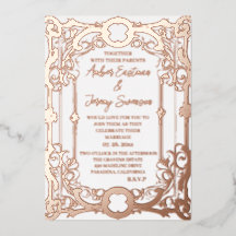 trouw elegant en romantisch roze goud